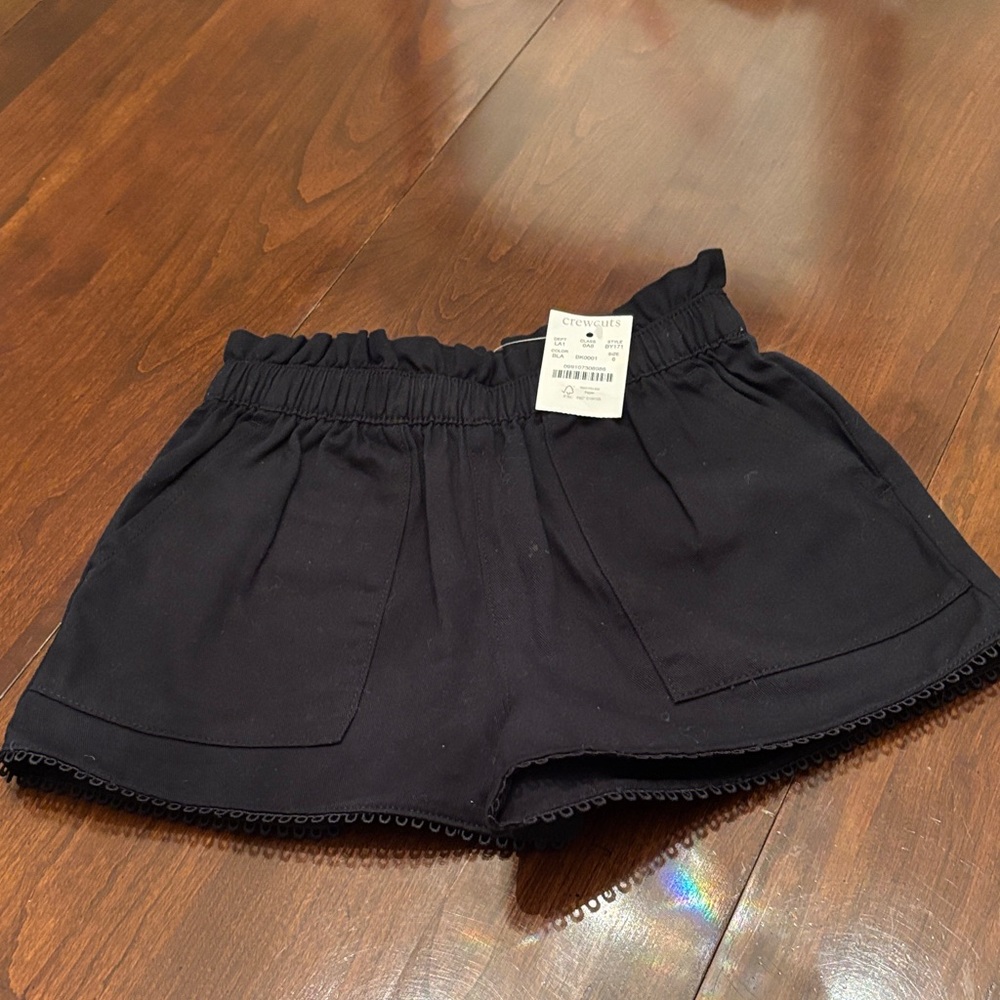 Crewcuts Black  kids shorts